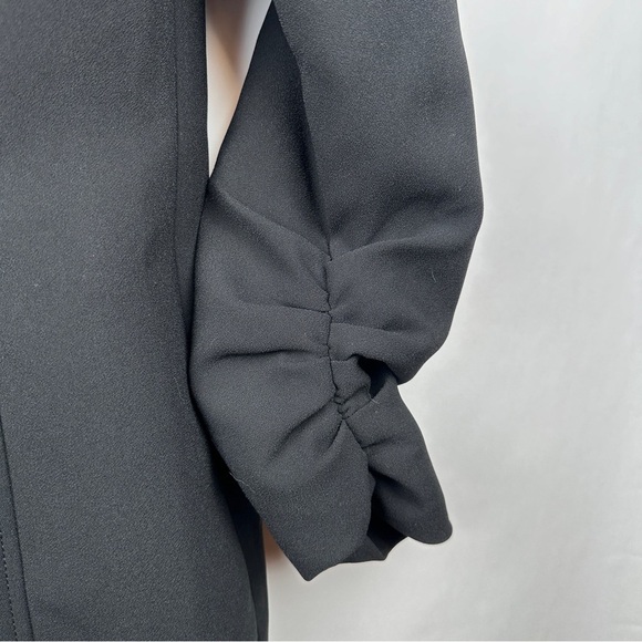 NWT Zara Black V-Neck Mini Long Sleeve Dress | US Size Large - Picture 9 of 14